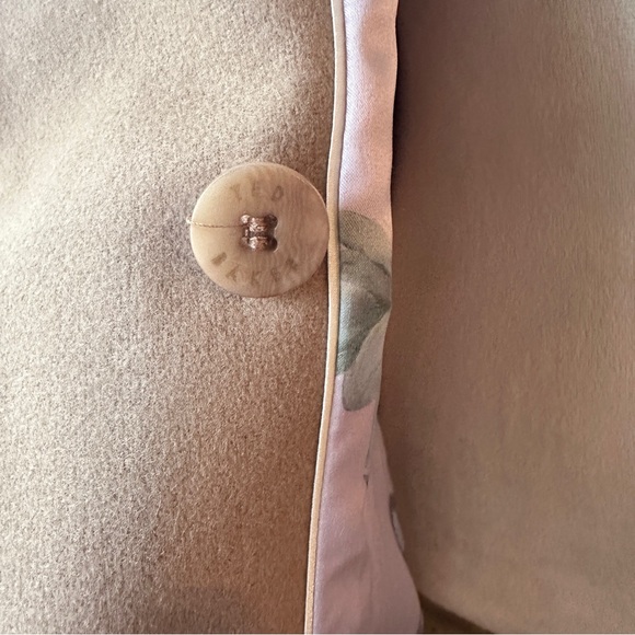 NWT Ted Baker London Wool Cashmere Blend Camel/Tan Wrap Coat w/Belt, Size 2 - Picture 11 of 16